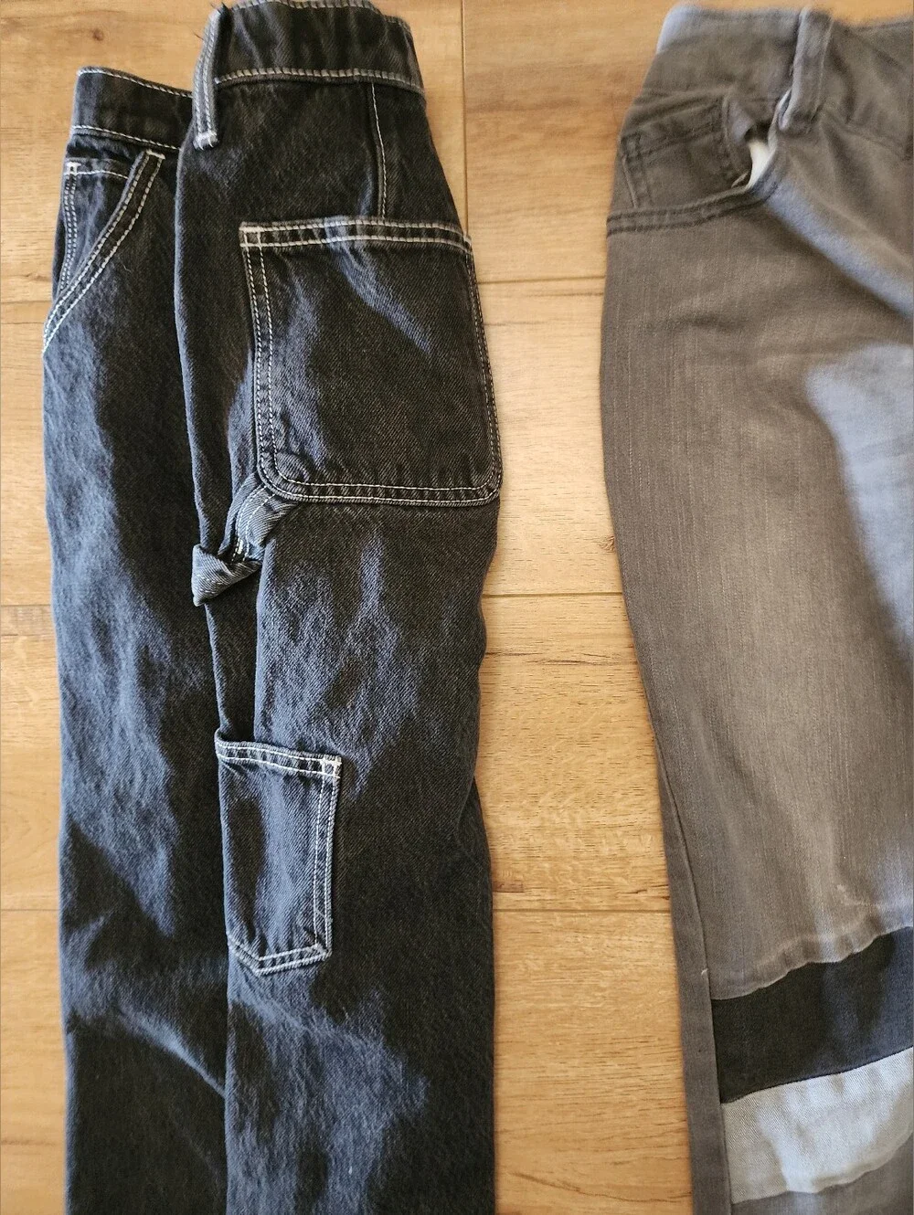 LOT Of 2 Slim Cargo Sz 12 & Skinny Jeans Sz 14 Old Navy Crazy 8 Adjusted waist
